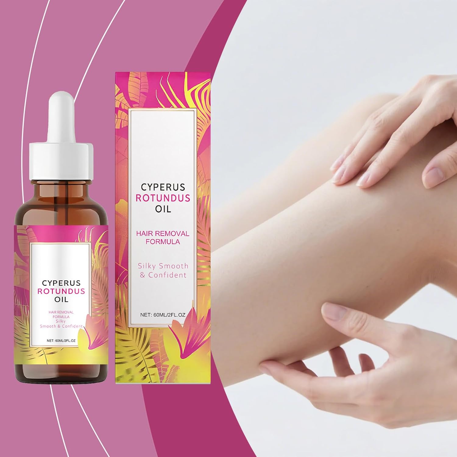 Ulei Natural pentru Îndepărtarea Părului